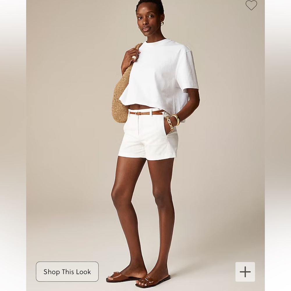 Jcrew 4” stretch chino shorts. Size 4.